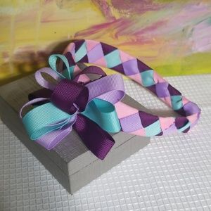 Grosgrain Ribbon Woven Headband (1inch) headband.